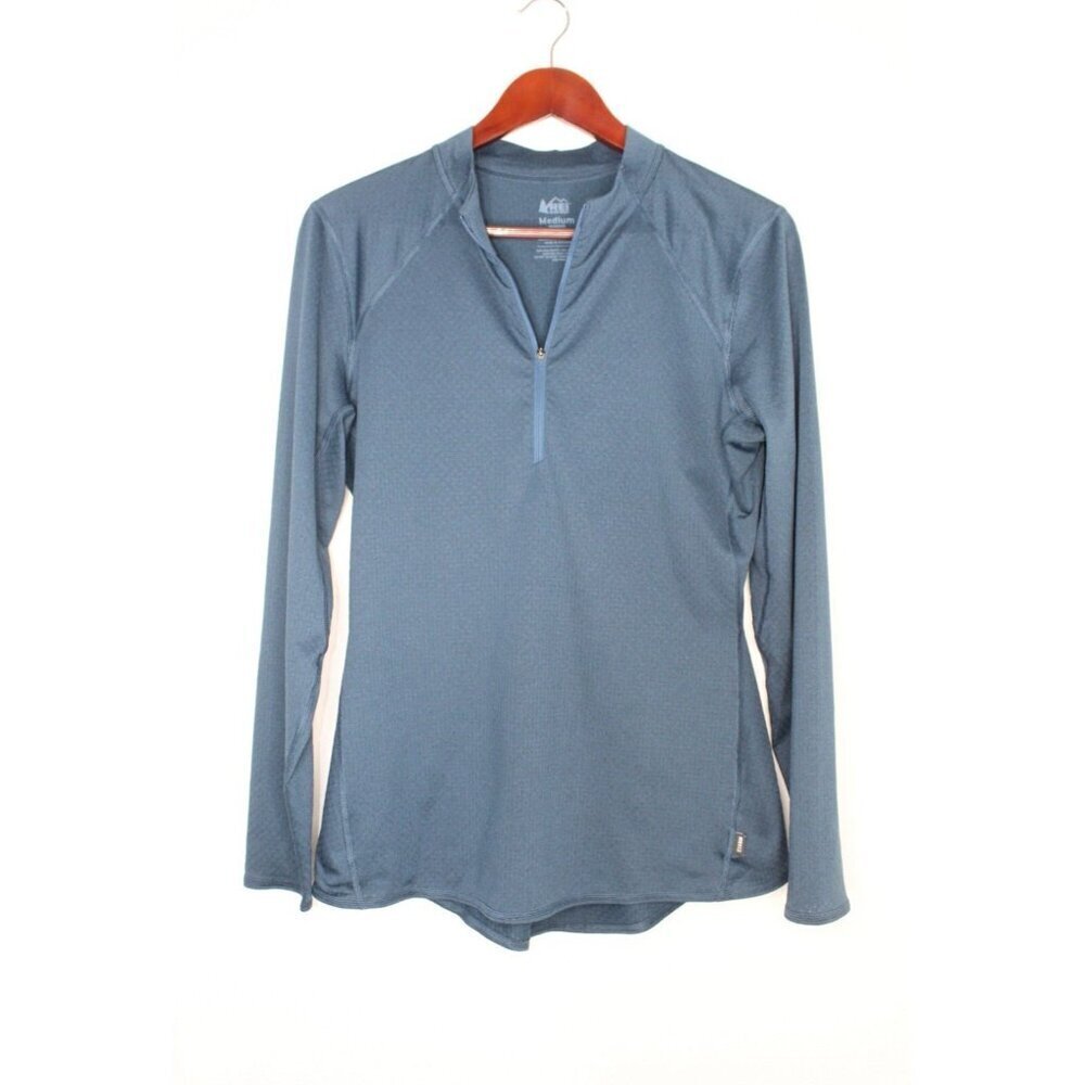 REI CO-OP Wilderness Womens M Teal Activewear Outdoor Hiking Workout Lightweight